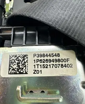 Volvo XC90 Front seatbelt 39844548 P39844548 1P626949800