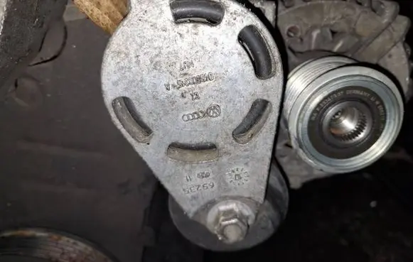 Generator/alternator belt tensioner