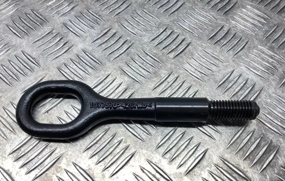 Towing hook eye