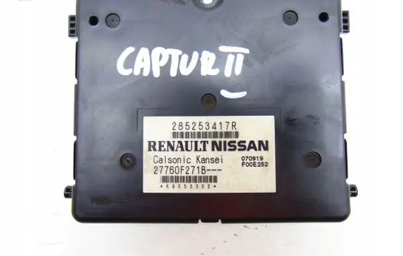 Renault Captur II Air conditioning/heating control unit 285253417R