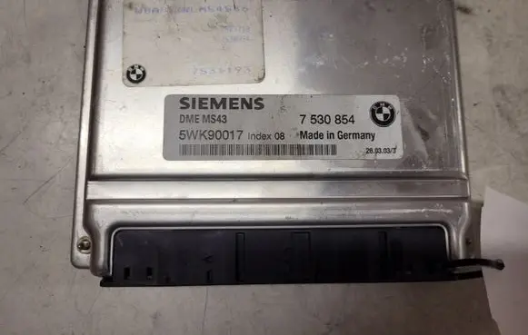 BMW 5 E60 E61 Engine control unit/module 7530854 5WK90017 7531193