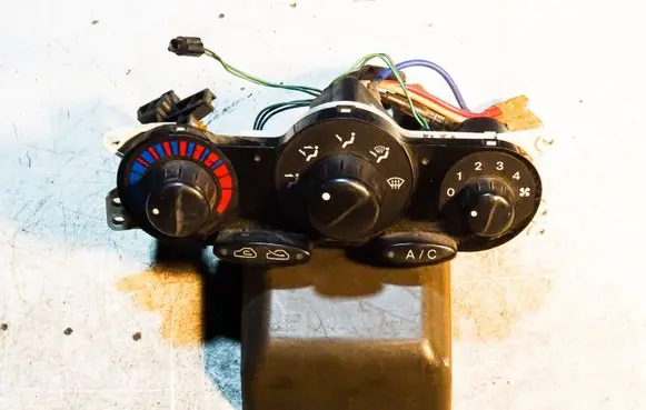 Hyundai Tiburon Climate control unit