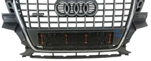 Audi Q5 SQ5 Front bumper upper radiator grill 8r0853651b-kolumb