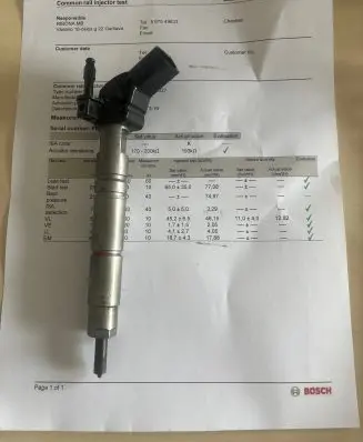 Mercedes-Benz E W211 Fuel injector A6420700587