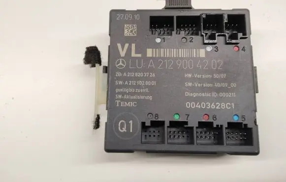 Mercedes-Benz GLK (X204) Door control unit/module A2128203726 A2129028001 A2129004202