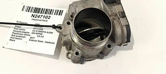 Jaguar XF X260 Throttle valve G4D39F991AA 0280750610