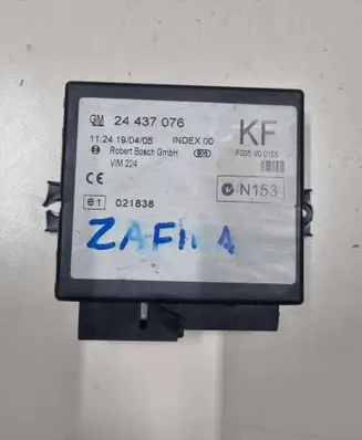 Opel Zafira A Comfort/convenience module 24437076 021838
