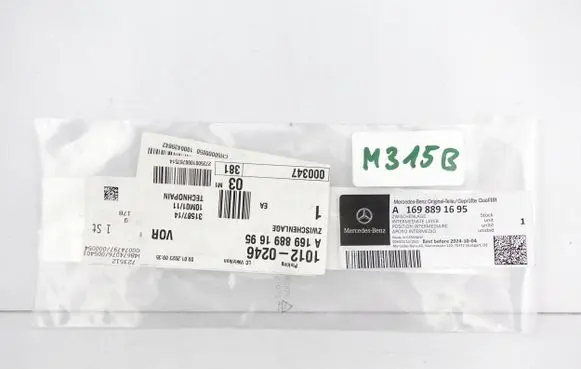 Mercedes-Benz A W169 Fender mounting bracket A1698891695