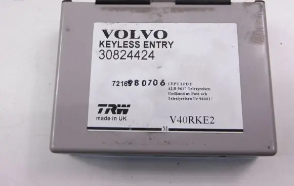 Volvo S40, V40 Other relay 30824424