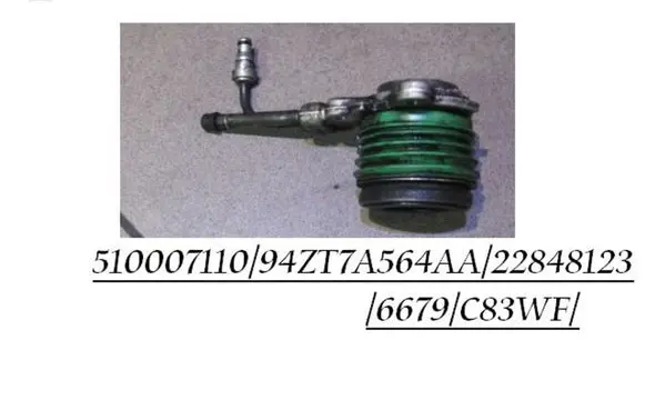 Volkswagen Sharan Clutch release bearing slave cylinder 94ZT7A564AA 510007110