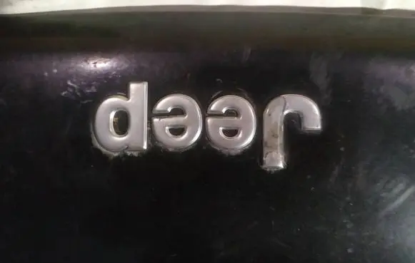 Jeep Liberty Manufacturer badge logo/emblem 