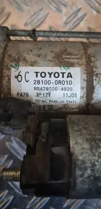 Toyota Corolla Verso AR10 Starter motor 281000R010 MS4280004920