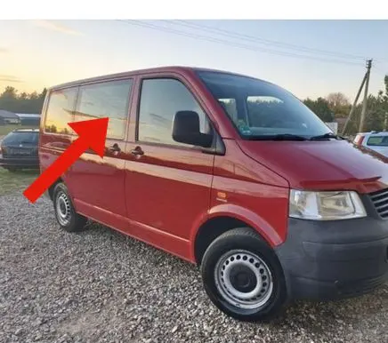 Volkswagen Transporter - Caravelle T5 Sliding door window/glass 43R000015 DOT211M89AS2