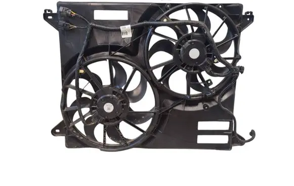 Radiator cooling fan shroud