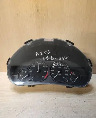 Peugeot 206 Speedometer (instrument cluster) 9648836380