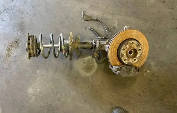 Renault Megane III Front wheel hub spindle knuckle