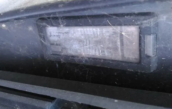 Renault Espace - Grand espace IV Number plate light
