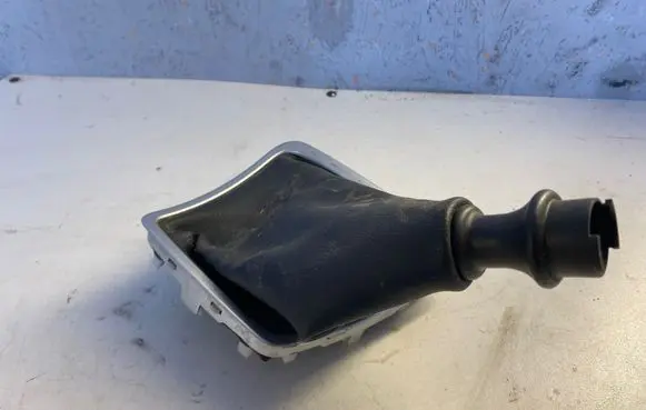 Gear lever shifter trim leather/knob