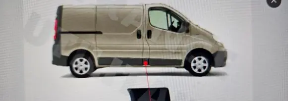 Opel Vivaro (B) pillar trim (bottom) 8200036101 93852554