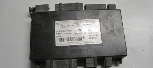 Mercedes-Benz E W211 Seat control module A2118704926