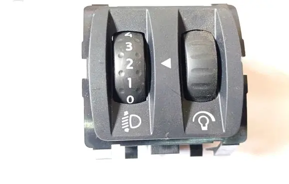 Renault Captur Headlight level height control switch 251900567R
