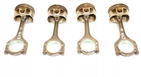 Piston with connecting rod