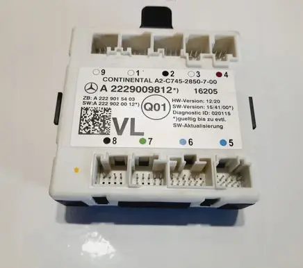 Mercedes-Benz C W205 Door control unit/module A2229009812