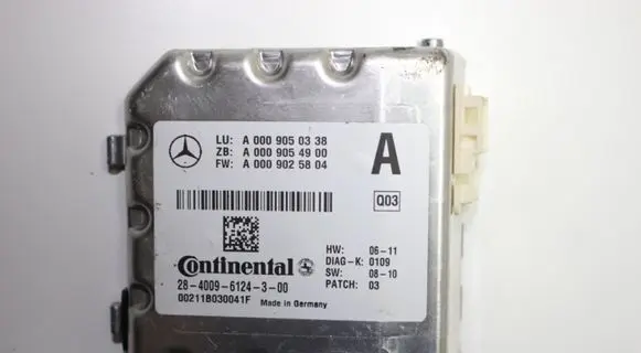 Mercedes-Benz E C207 W207 Windshield/windscreen camera A0009050338