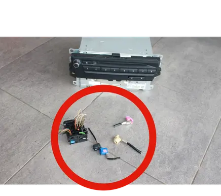 BMW 3 E90 E91 Sound system wiring loom 9192476 9214932 CIC