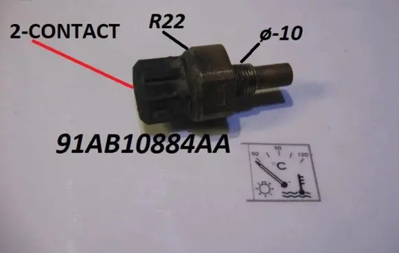 Ford Sierra Coolant temperature sensor 91AB10884AA