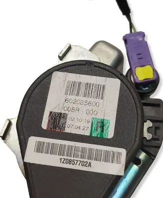 Skoda Octavia Mk2 (1Z) Front seatbelt 1Z0857702A 27042007 602481100