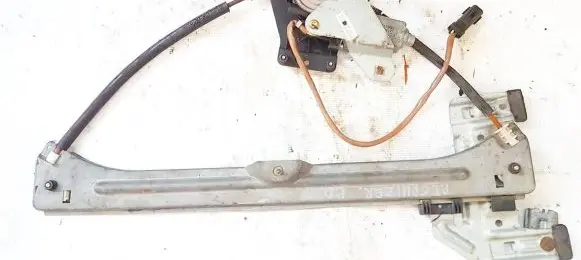 Sliding door window regulator with motor