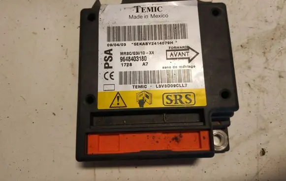 Citroen C5 Airbag control unit/module 9648403180