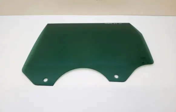 Volkswagen Touareg I Rear door window glass 43R000023