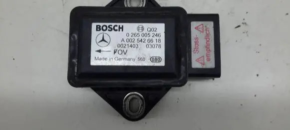 Mercedes-Benz E W211 ESP acceleration yaw rate sensor A0025426618 0265005246 0021403