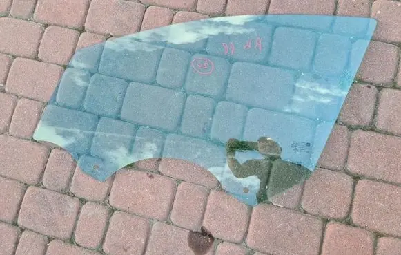 Opel Astra K Sliding door window/glass 