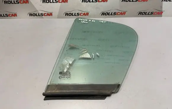 Rear vent window glass