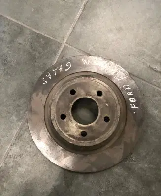 Ford Fusion II Rear brake disc