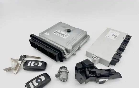 BMW 5 F10 F11 Engine ECU kit and lock set 8572455 030264857 0281019432