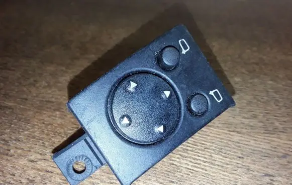 Audi A6 S6 C4 4A Wing mirror switch 03838201