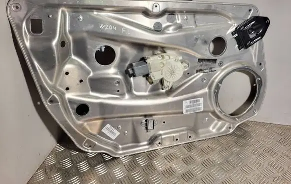 Front door window regulator with motor