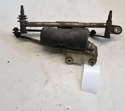 Front wiper linkage and motor