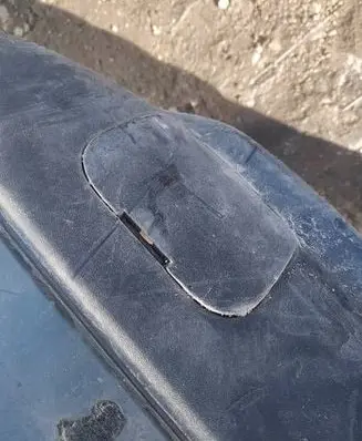 Volvo V70 Rear bumper row hook cap/cover 