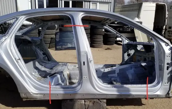 Audi A6 S6 C8 4K Pillar (middle) 