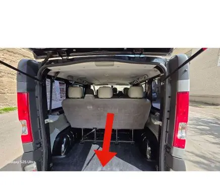 Opel Vivaro Rear floor carpet liner 