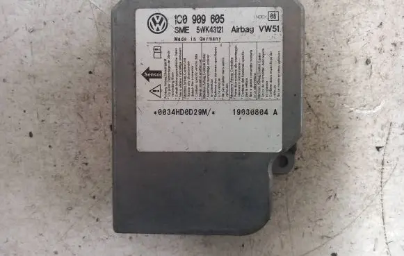 Volkswagen Sharan Airbag control unit/module 1C0909605 19030804A 5WK43121