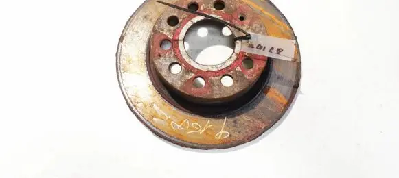 Volkswagen Golf VI Rear brake disc neventiliuojamas