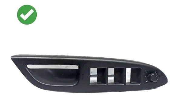 Volkswagen Eos Front door window switch trim 1Q2867372C 1K0959565J
