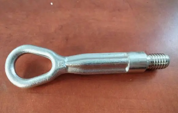 Towing hook eye
