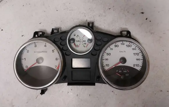 Peugeot 207 Speedometer (instrument cluster) 9662904080 00009929 A2C53190333
